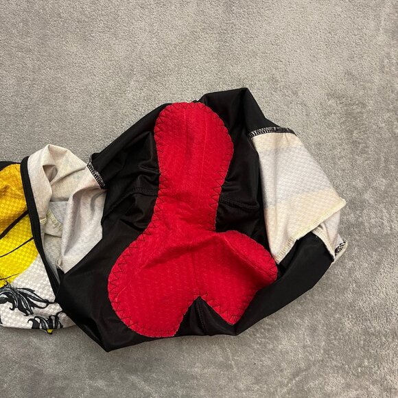 Primal Men's Triathlon Suit Size XL Full Zip Black and Yellow Ride on Bikes - Picture 10 of 11